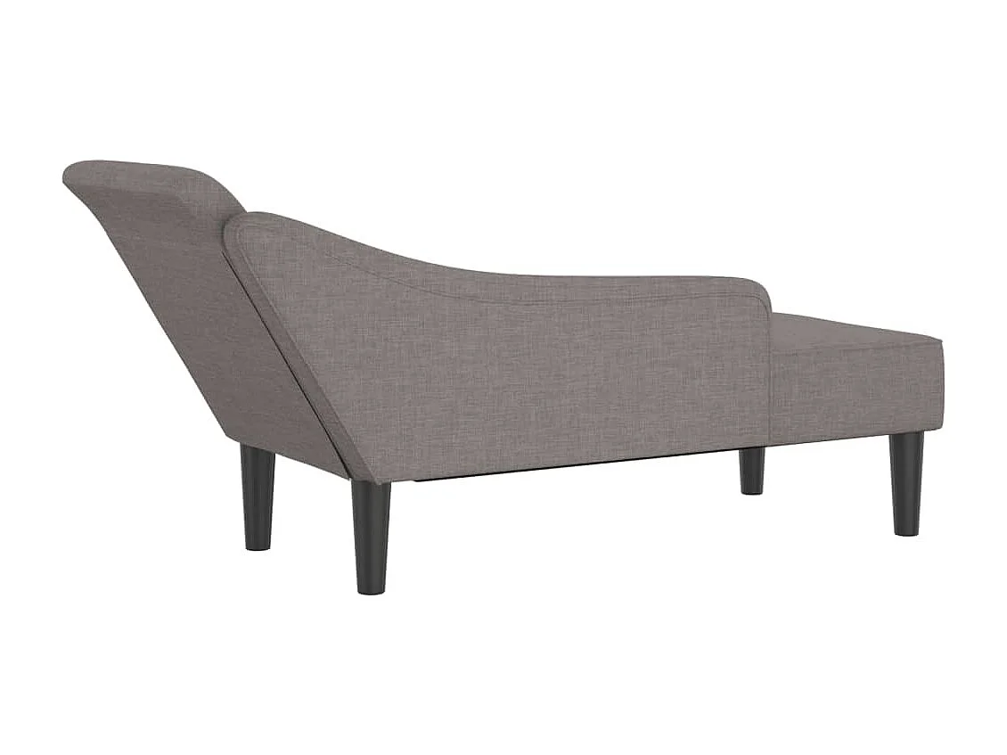 Méridienne chaise longue pour tissu 141 x 55.5 x 66.5 cm DEC026101