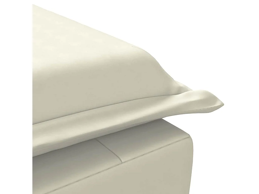 Méridienne chaise longue pour crème 137 x 56 x 75 cm DEC026144