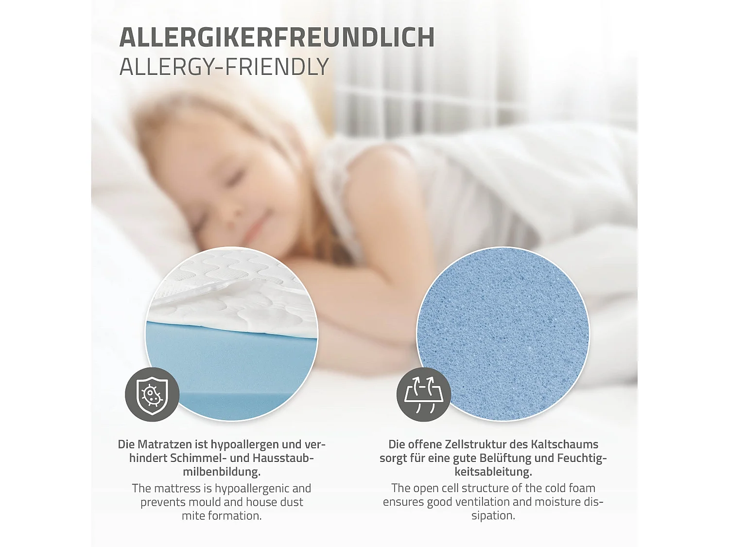 Lit d'enfant 90x200 cm avec matelas H16 cm en mousse cadre naturel en bois design football pin massif robuste avec sommier à lattes et filet de but