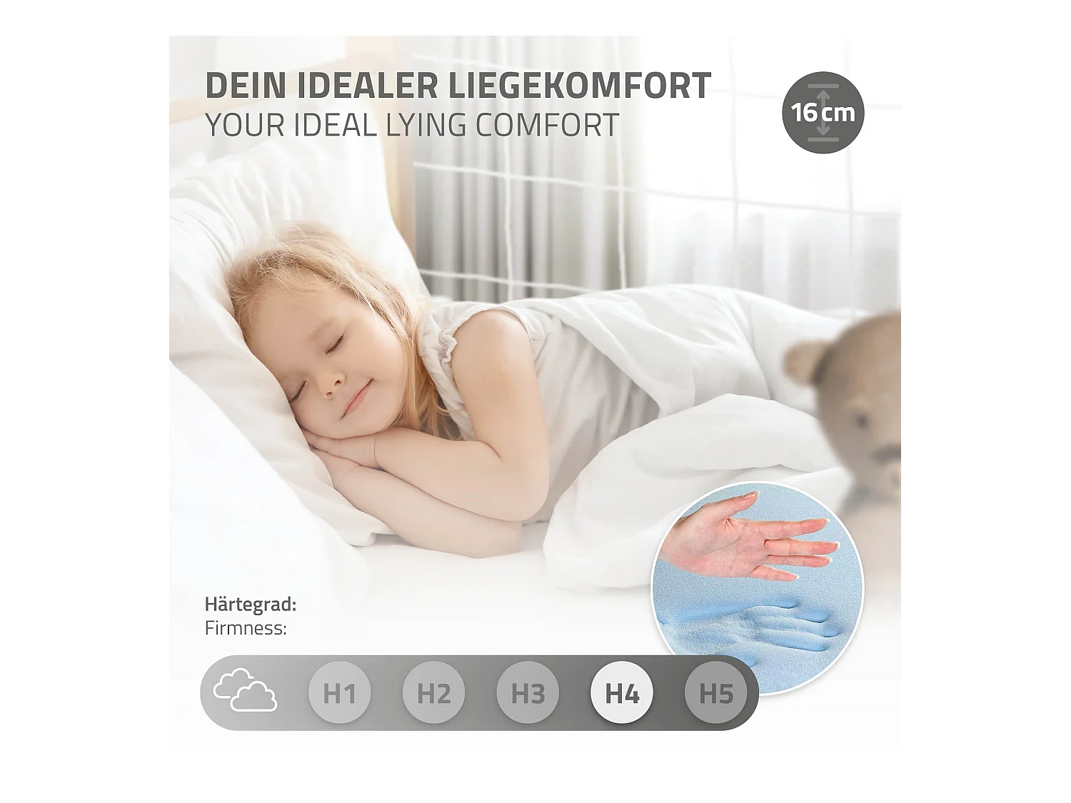 ML-Design Letto per bambini 90x200 cm a forma di porta da calcio con materasso 16 cm, rete a doghe e scala in legno di pino, lettino per cameretta