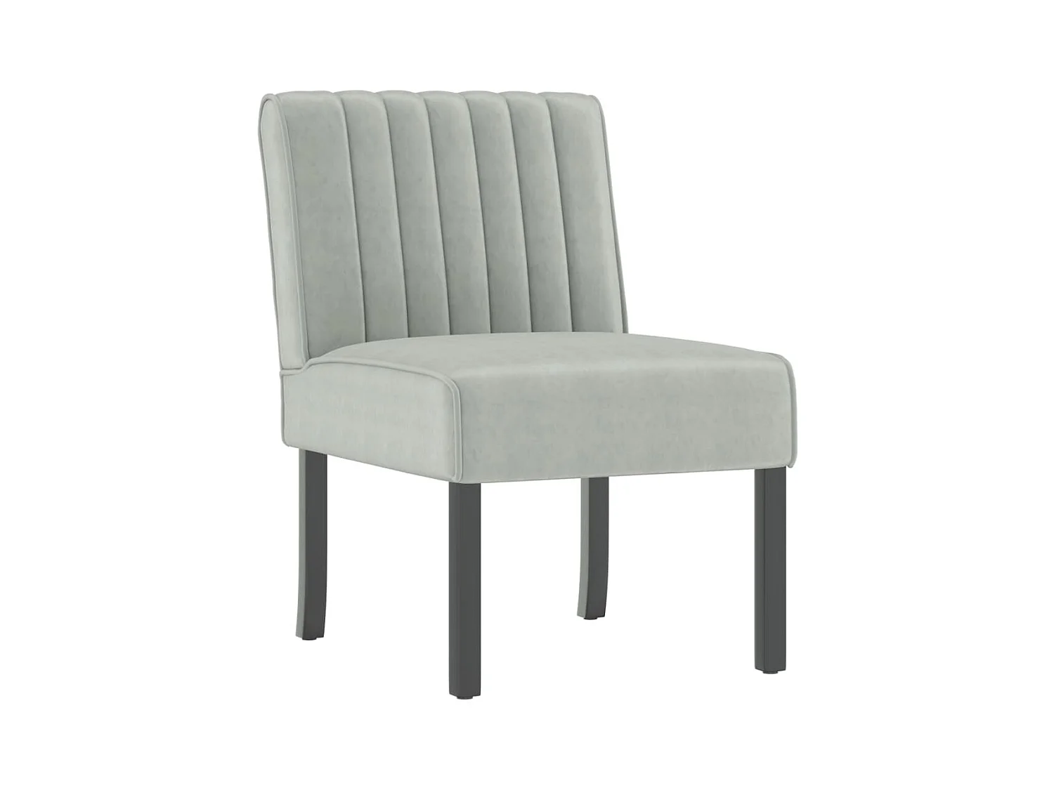 Fauteuil sans accoudoirs en bois marron 48 x 64 x 72 cm DEC026274