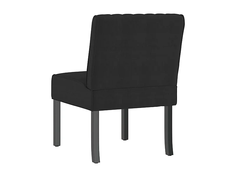 Fauteuil sans accoudoirs en bois marron 48 x 64 x 72 cm DEC026278