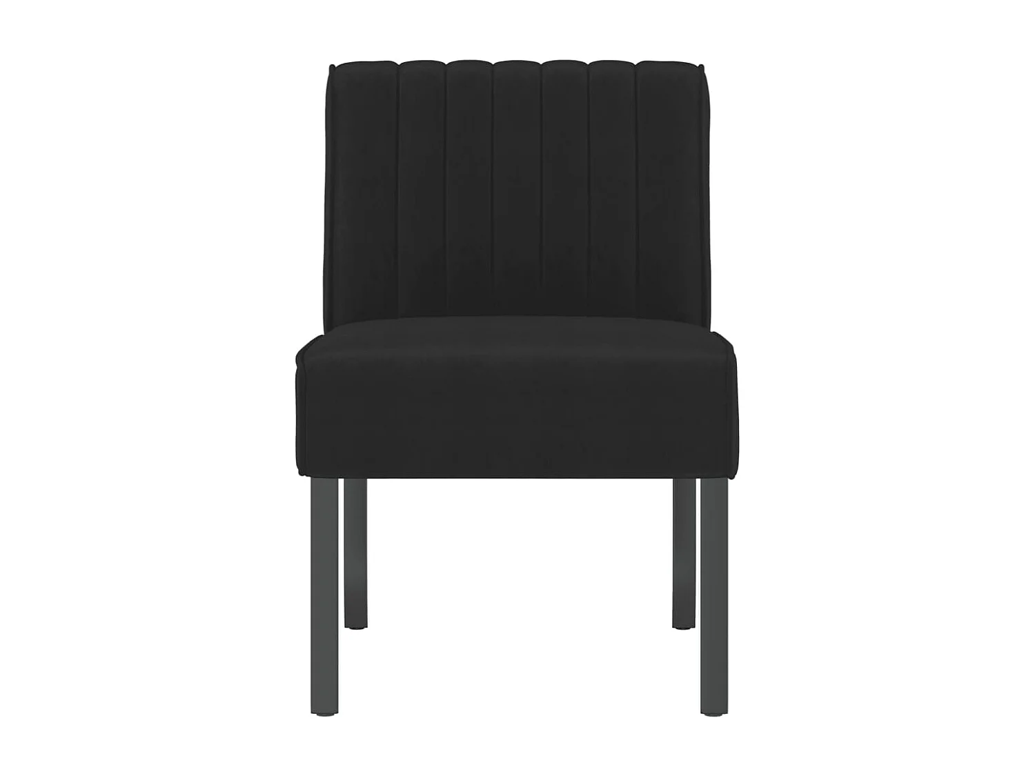 Fauteuil sans accoudoirs en bois marron 48 x 64 x 72 cm DEC026278