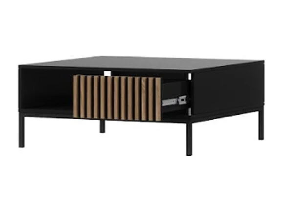 Couchtisch Noville/MDF&Metall/Schwarz