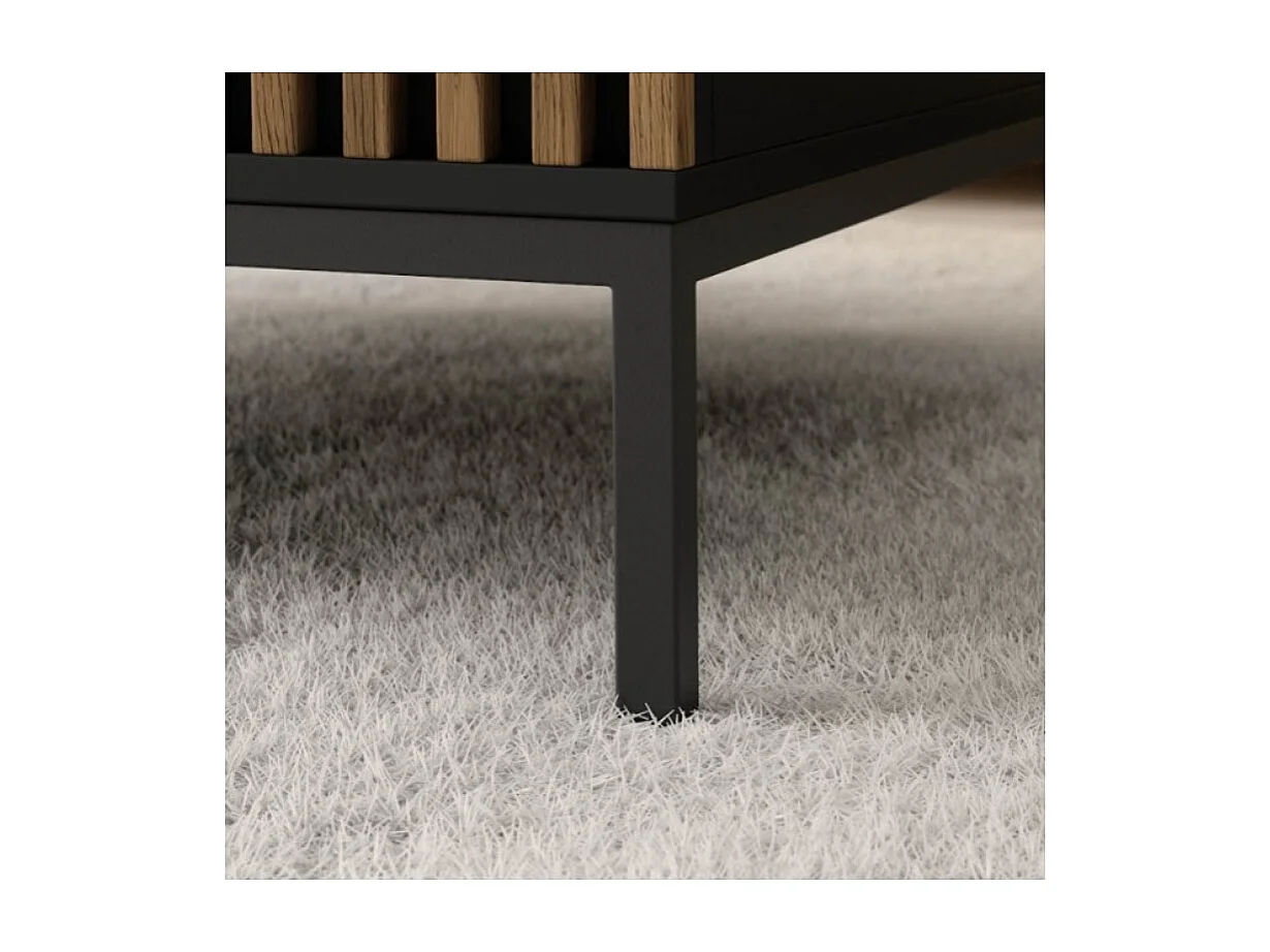 Couchtisch Noville/MDF&Metall/Schwarz