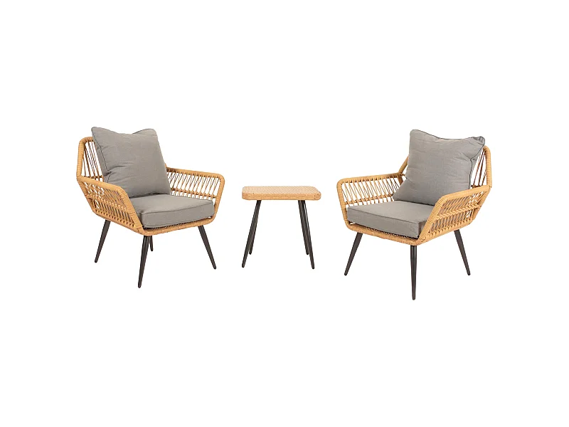 Ensemble de chaises et grise 70 x 57 x 72 cm 04_0006697