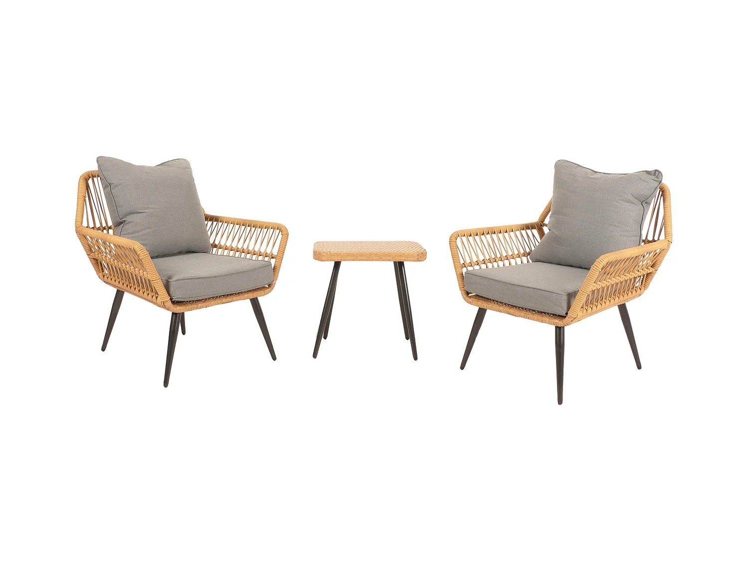 Ensemble de chaises et grise 70 x 57 x 72 cm 04_0006697