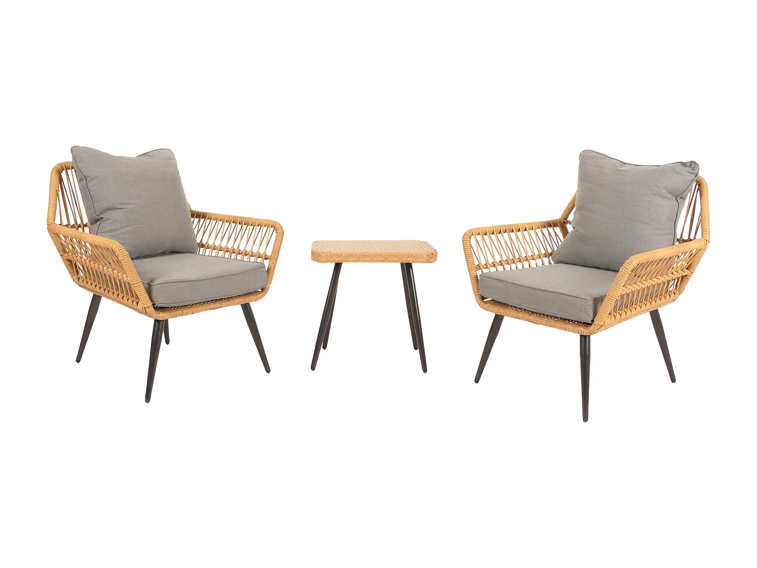 Ensemble de chaises et grise 70 x 57 x 72 cm 04_0006697