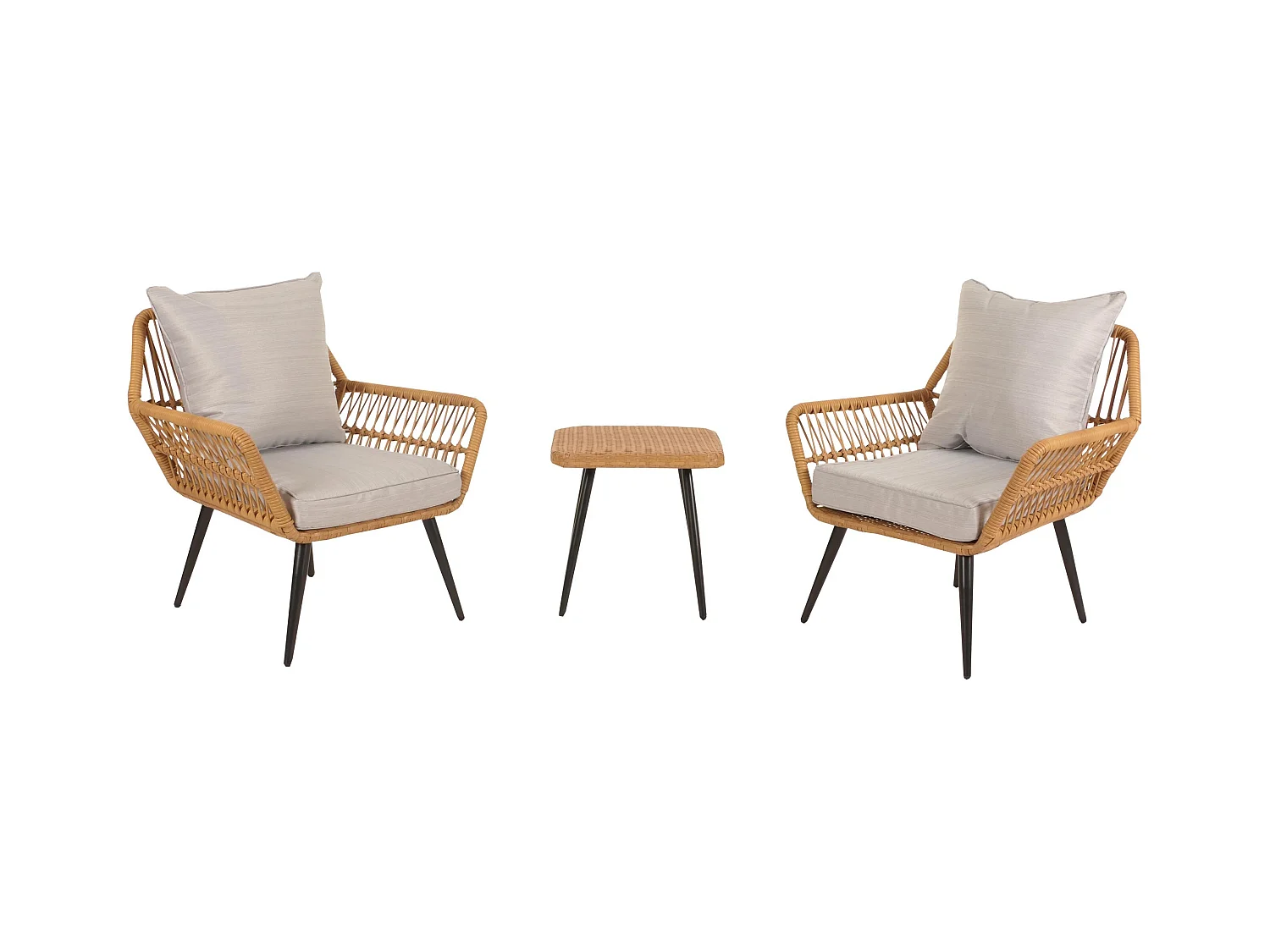 Ensemble de fauteuils et grise 70 x 57 x 72 cm 04_0006696