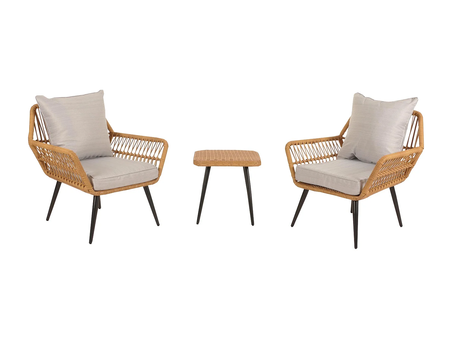 Ensemble de fauteuils et grise 70 x 57 x 72 cm 04_0006696