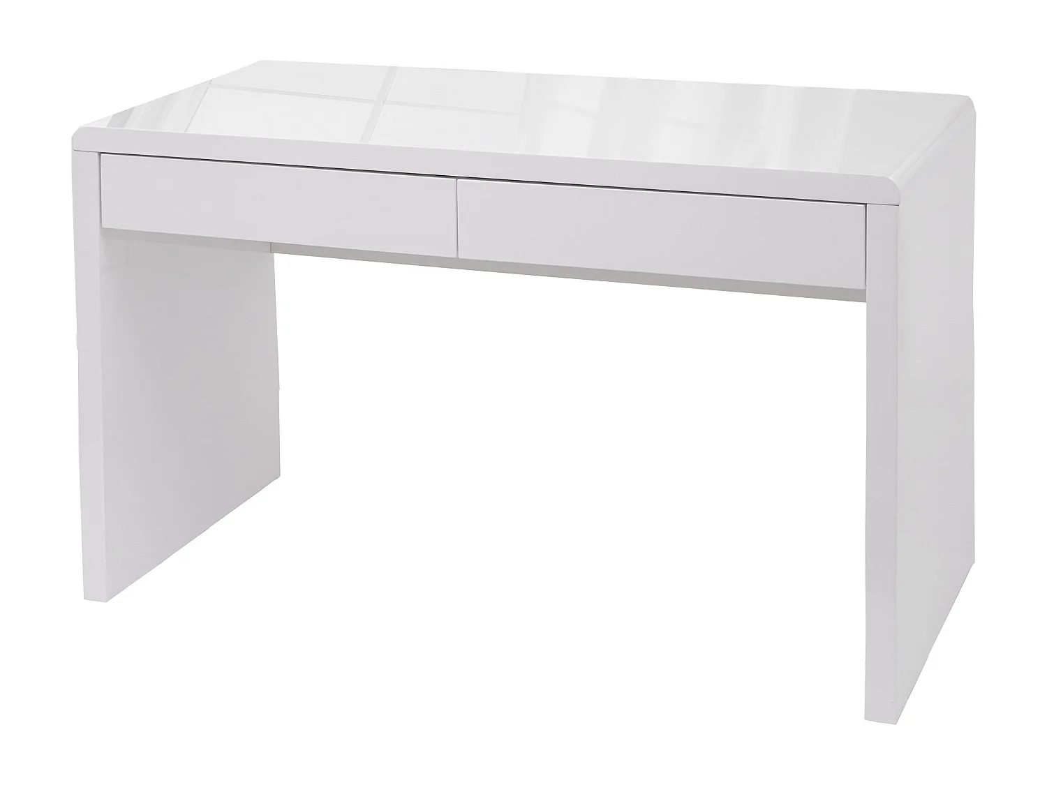 Bureau table d'ordinateur avec effet bois blanche 120 x 60 x 75 cm 04_0006053