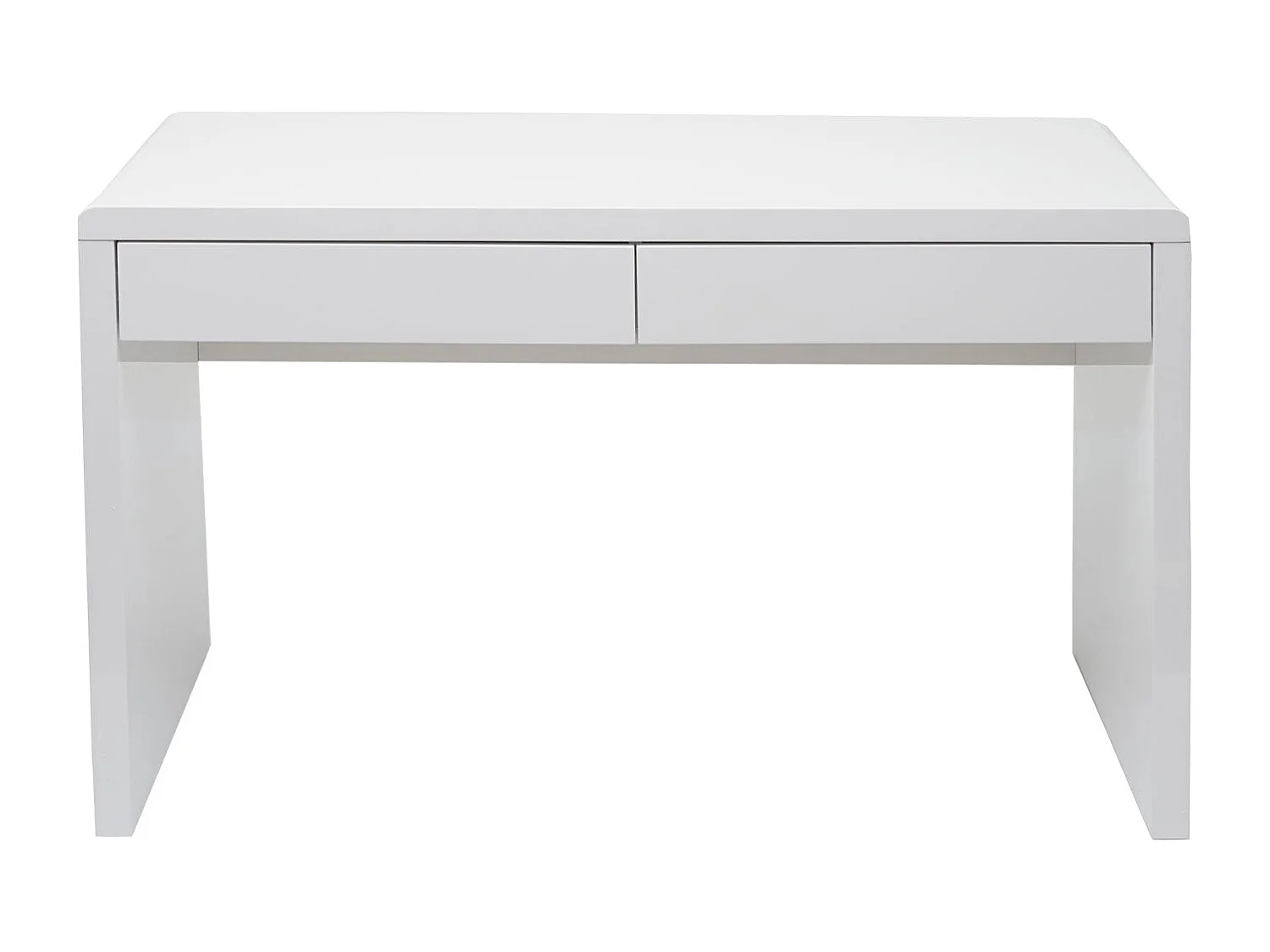 Bureau table d'ordinateur avec effet bois blanche 120 x 60 x 75 cm 04_0006053
