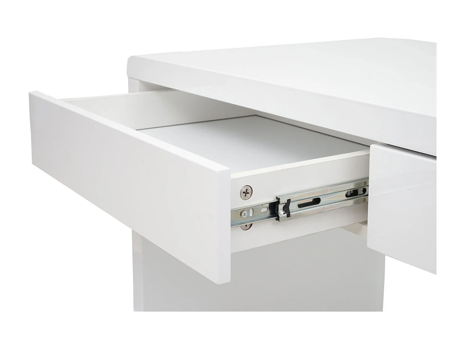 Bureau table d'ordinateur avec effet bois blanche 120 x 60 x 75 cm 04_0006053