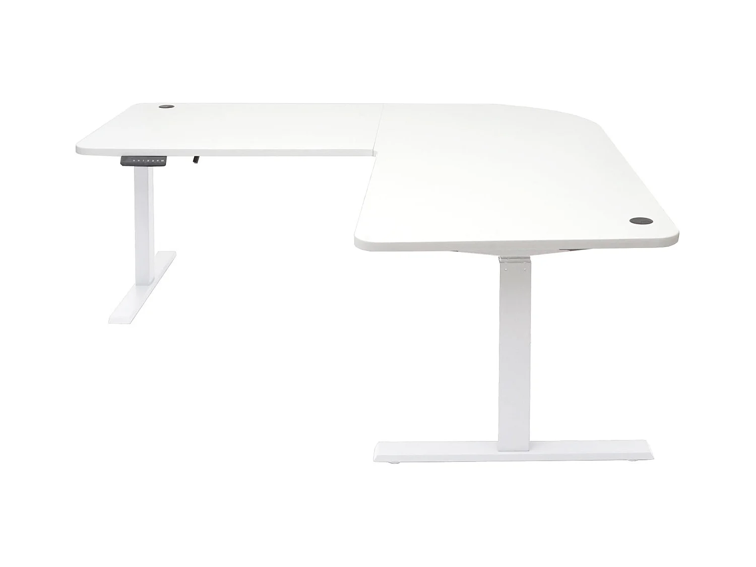 Bureau d'angle table d'ordinateur blanche 177.5 x 80 x 56 cm 04_0006021