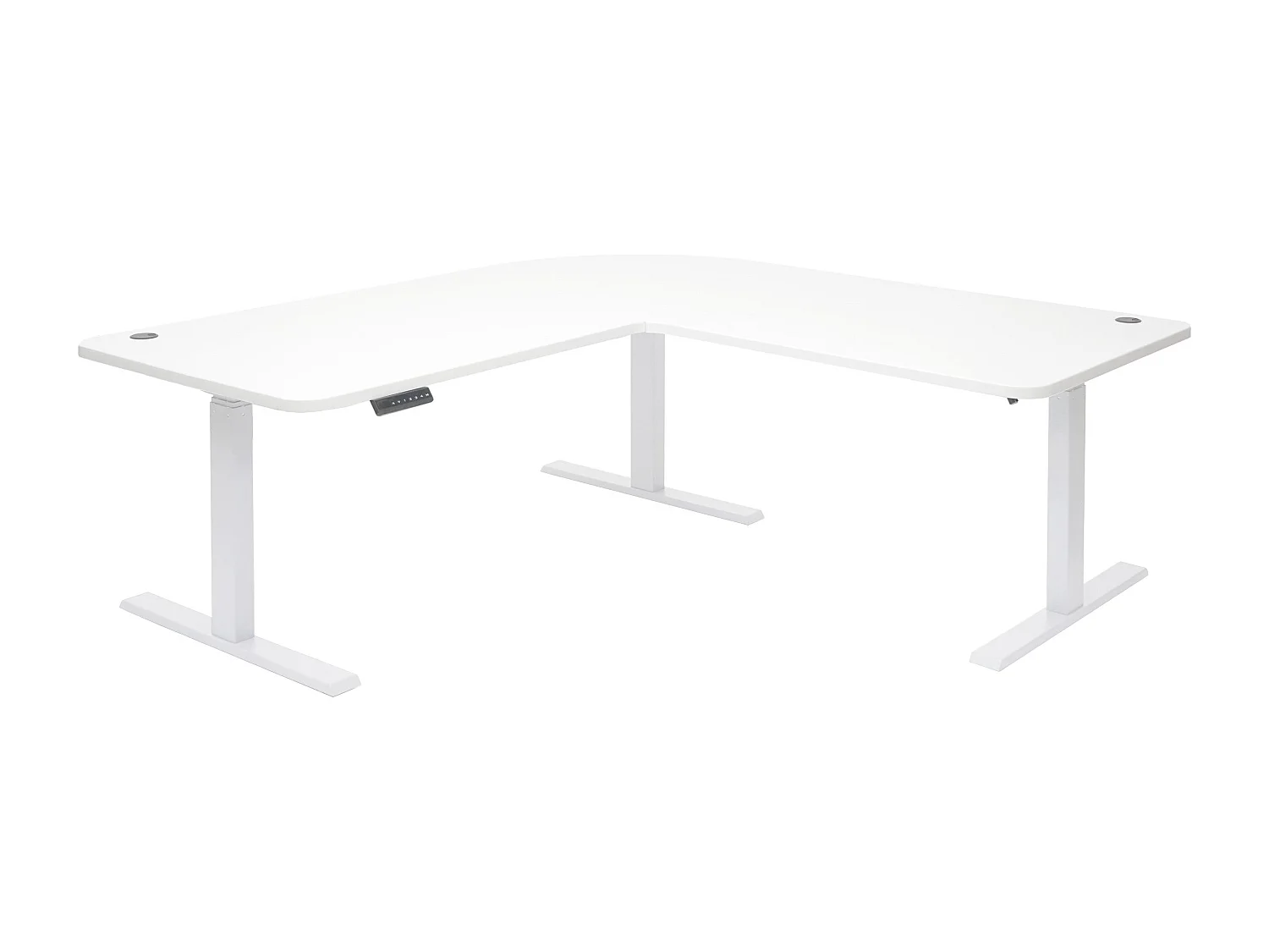 Bureau d'angle table d'ordinateur blanche 177.5 x 80 x 56 cm 04_0006021