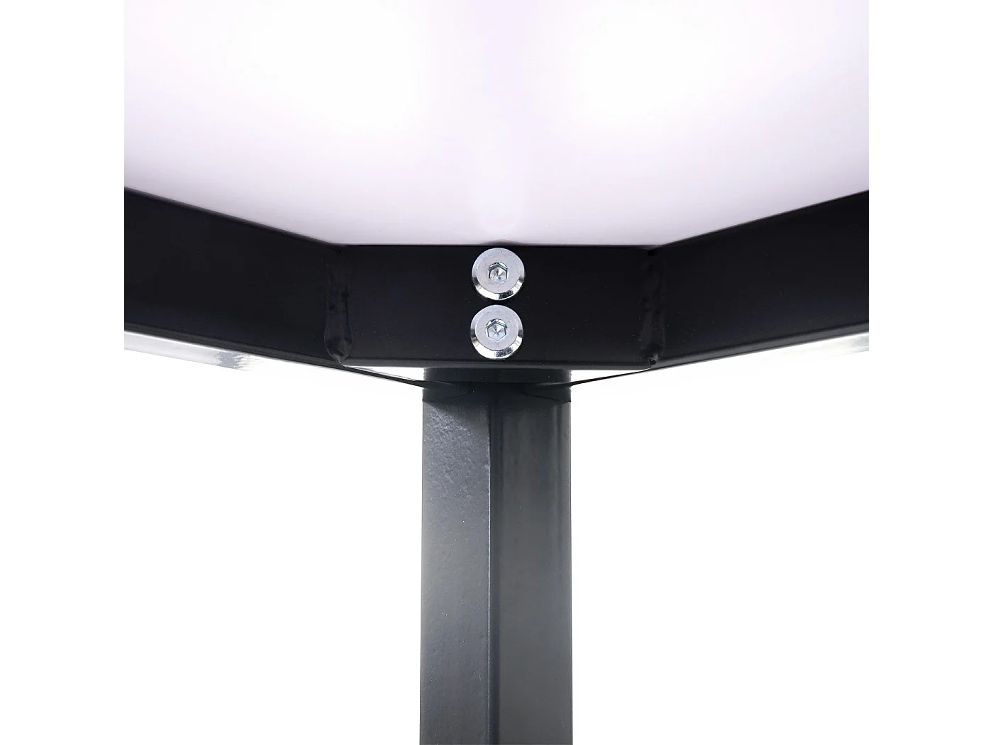 Bureau table de conférence effet bois blanche 120 x 80 x 75 cm 04_0001393