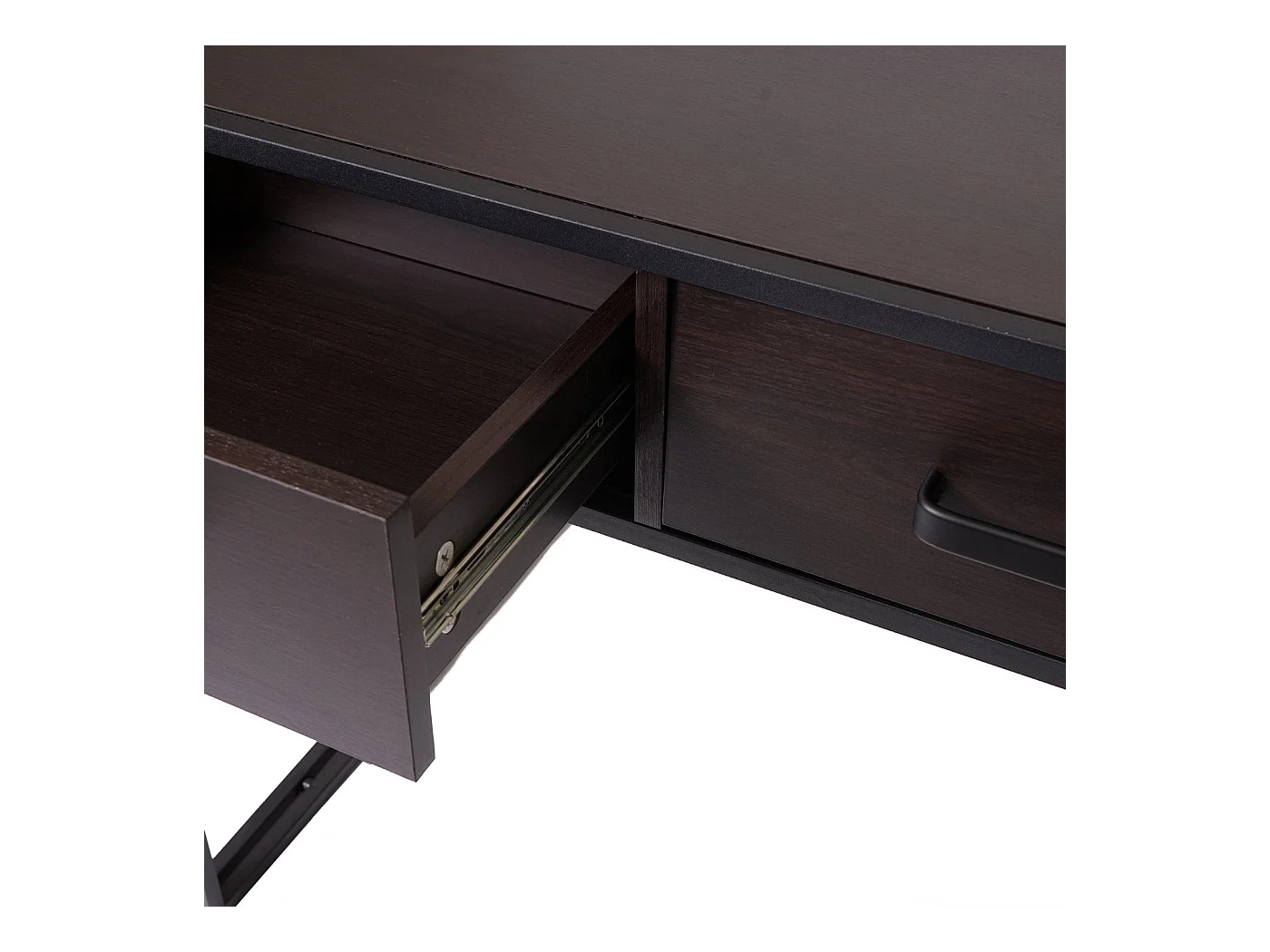 Bureau d'ordinateur avec tiroirs marron 120 x 70 x 76 cm 04_0001449