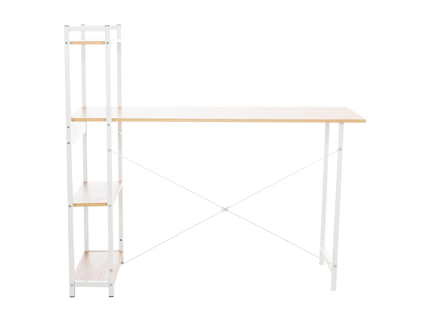 Bureau table de travail métal blanche 120 x 44 x 111 cm 10_0003614