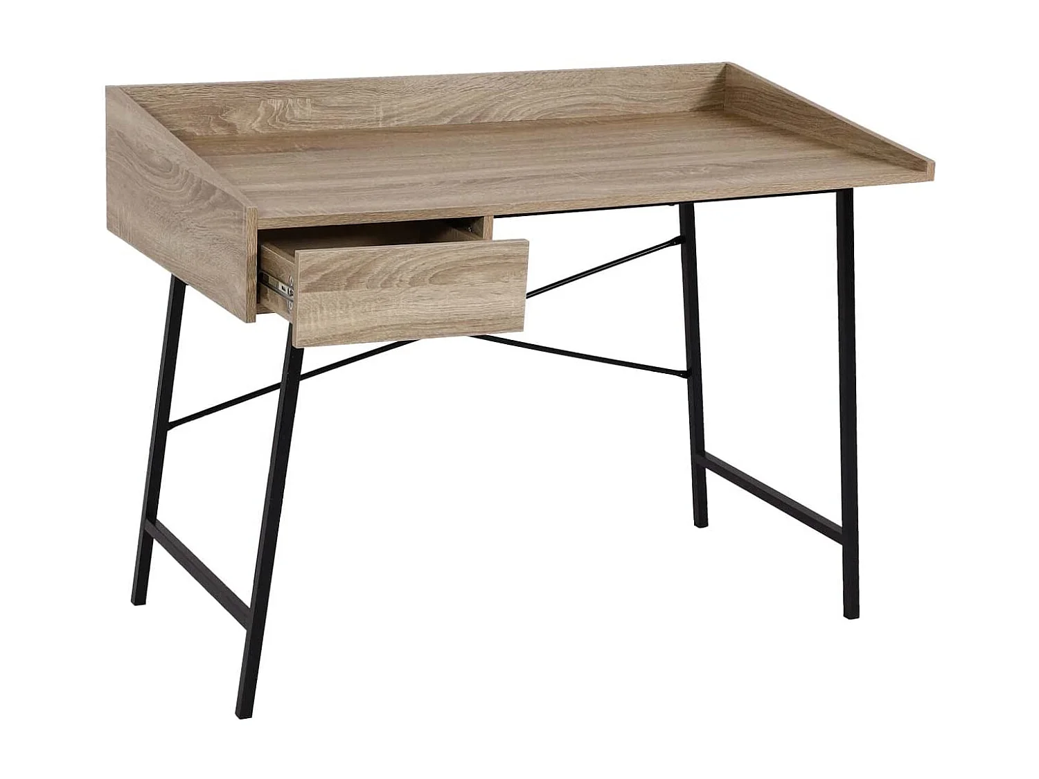 Bureau table d'ordinateur de beige 114 x 60 x 98 cm BUR04107