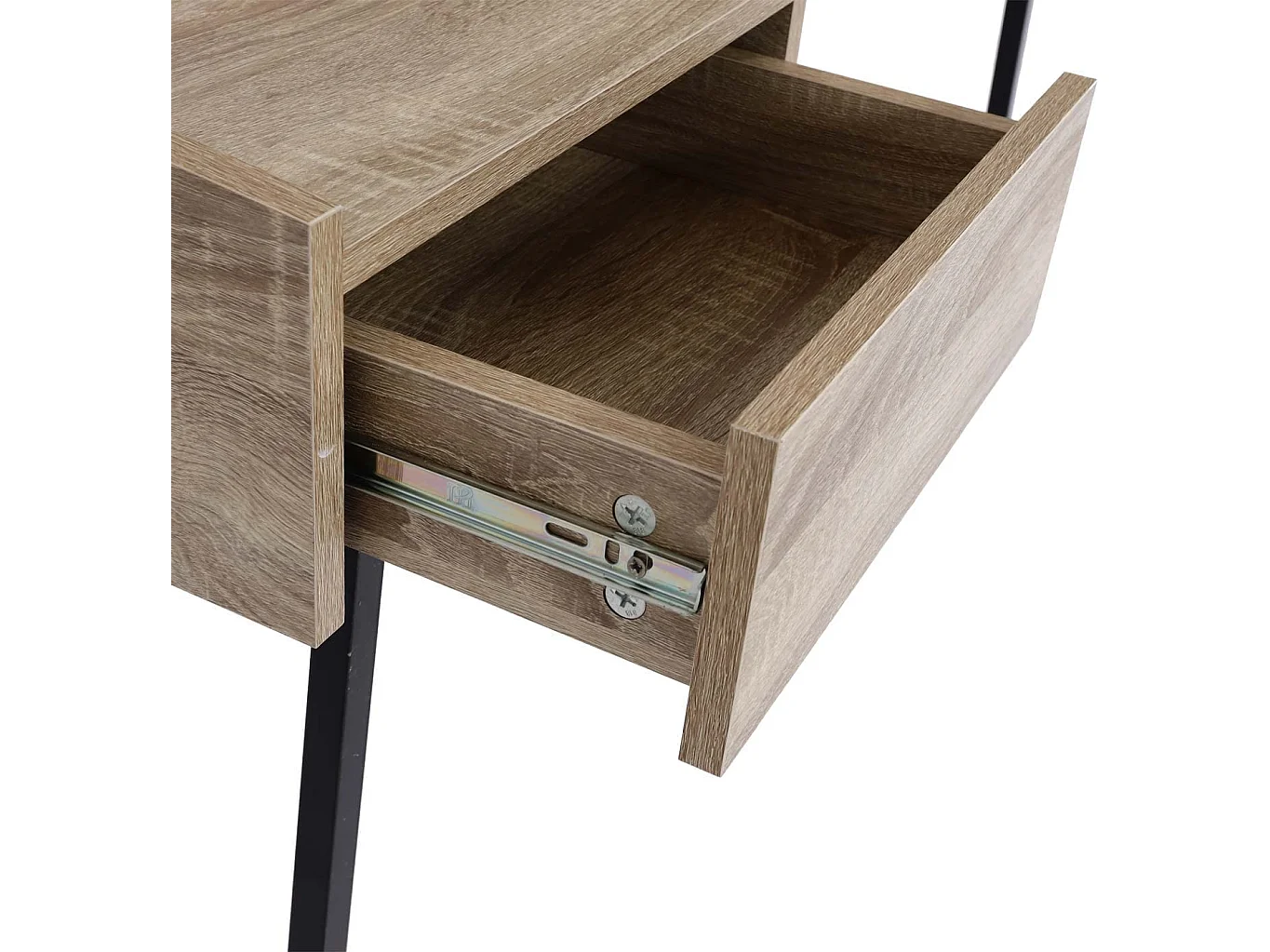 Bureau table d'ordinateur de beige 114 x 60 x 98 cm BUR04107