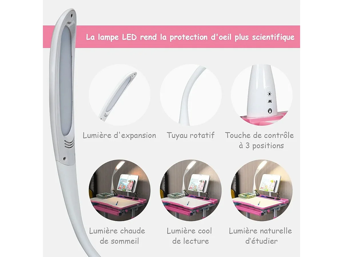 Set bureau et chaise 66 x 49.5 x 54 cm 20_0001086