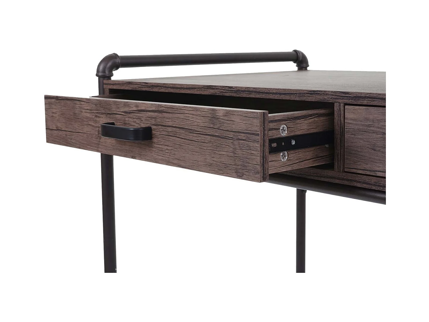 Bureau table d'ordinateur design beige 117 x 61 x 75 cm 04_0001445