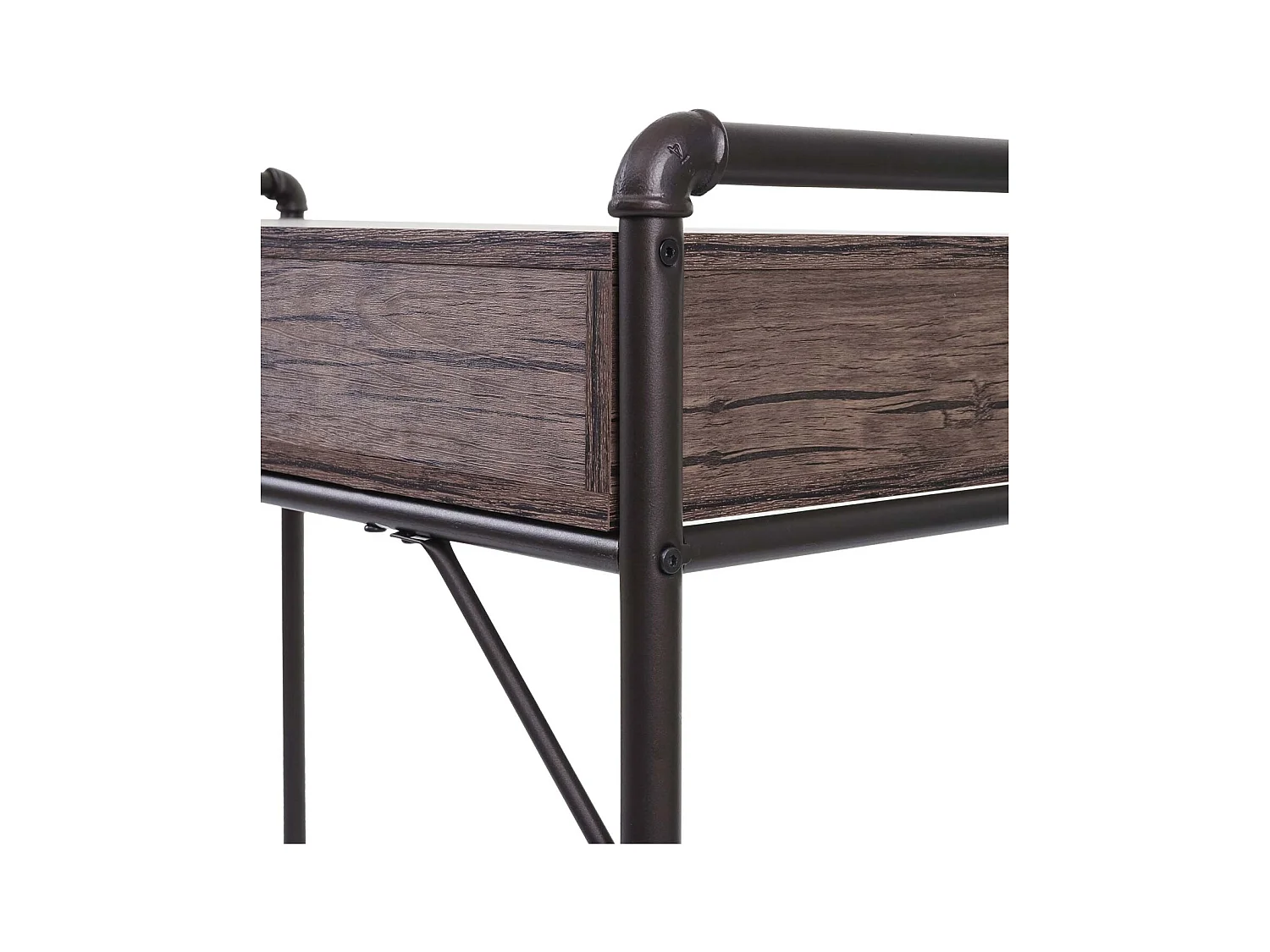 Bureau table d'ordinateur design beige 117 x 61 x 75 cm 04_0001445