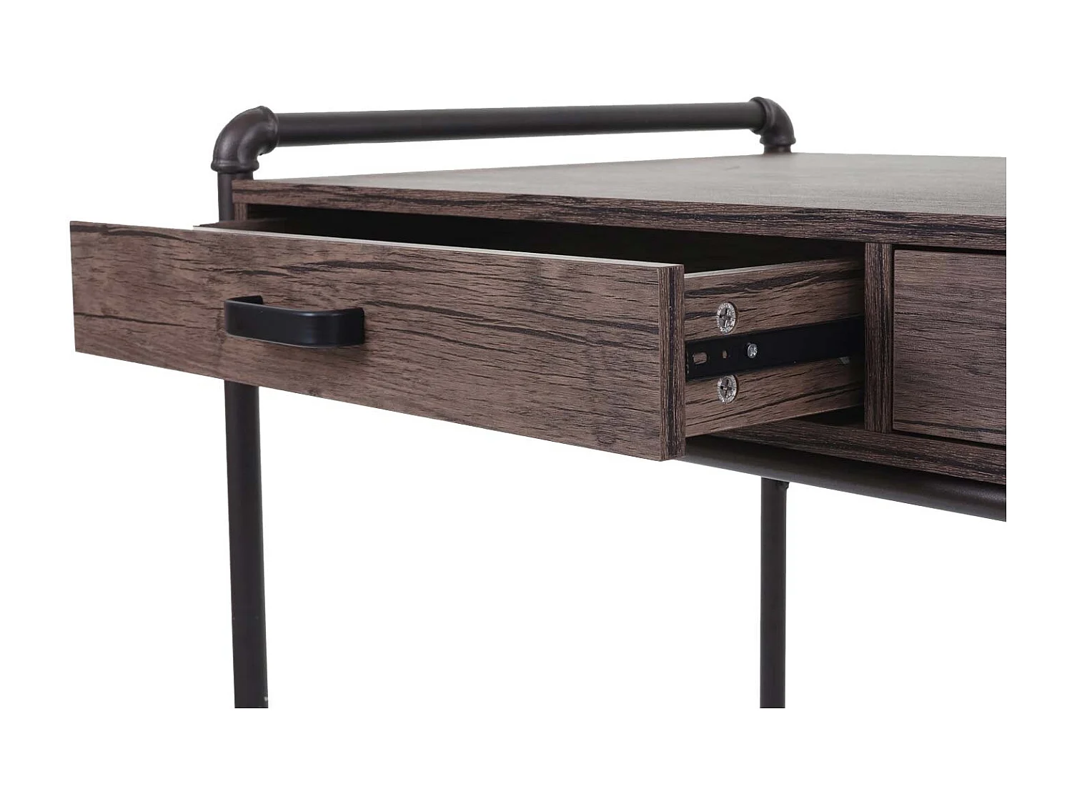 Bureau table d'ordinateur design beige 117 x 61 x 75 cm 04_0001445