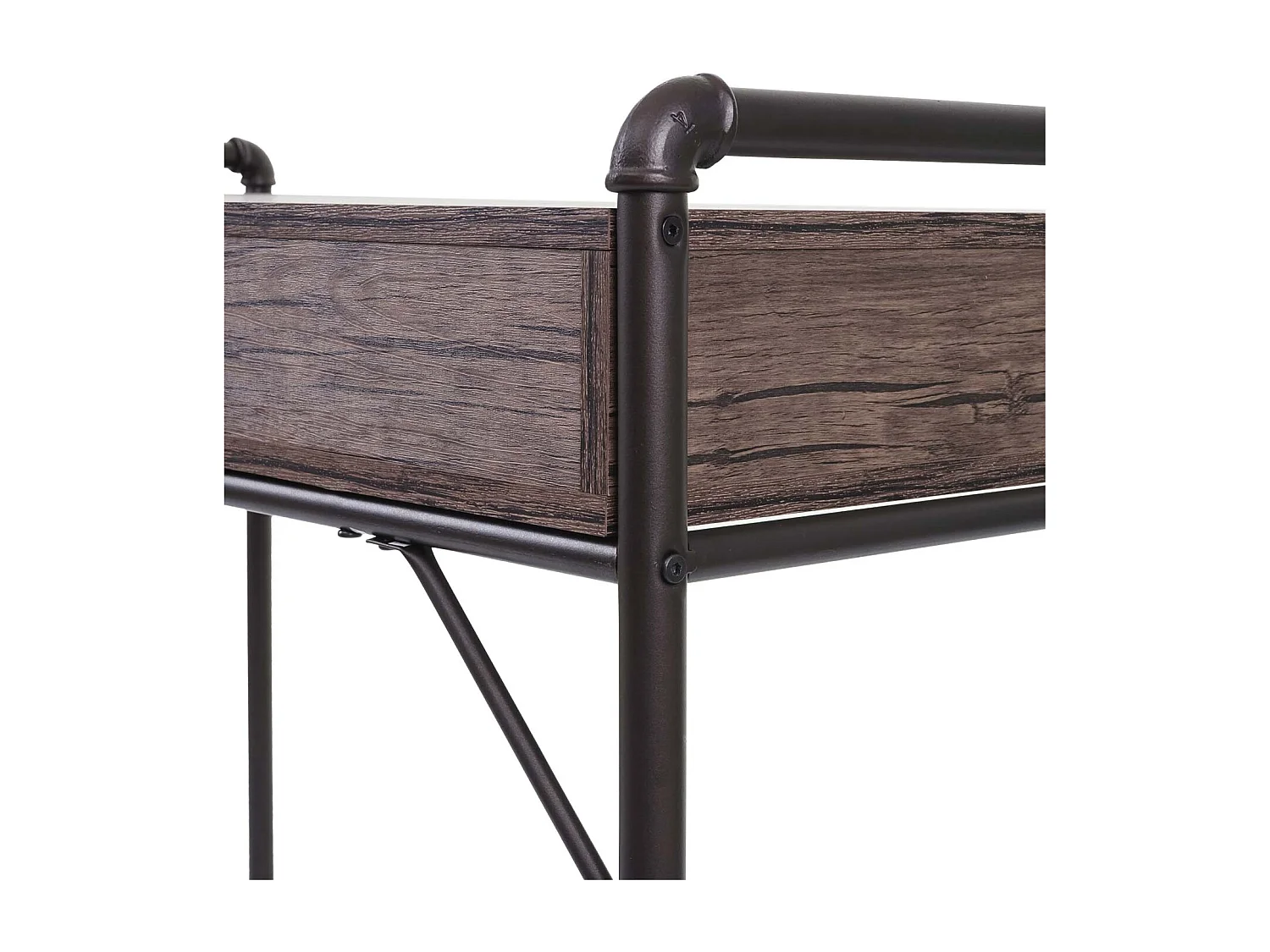 Bureau table d'ordinateur design beige 117 x 61 x 75 cm 04_0001445