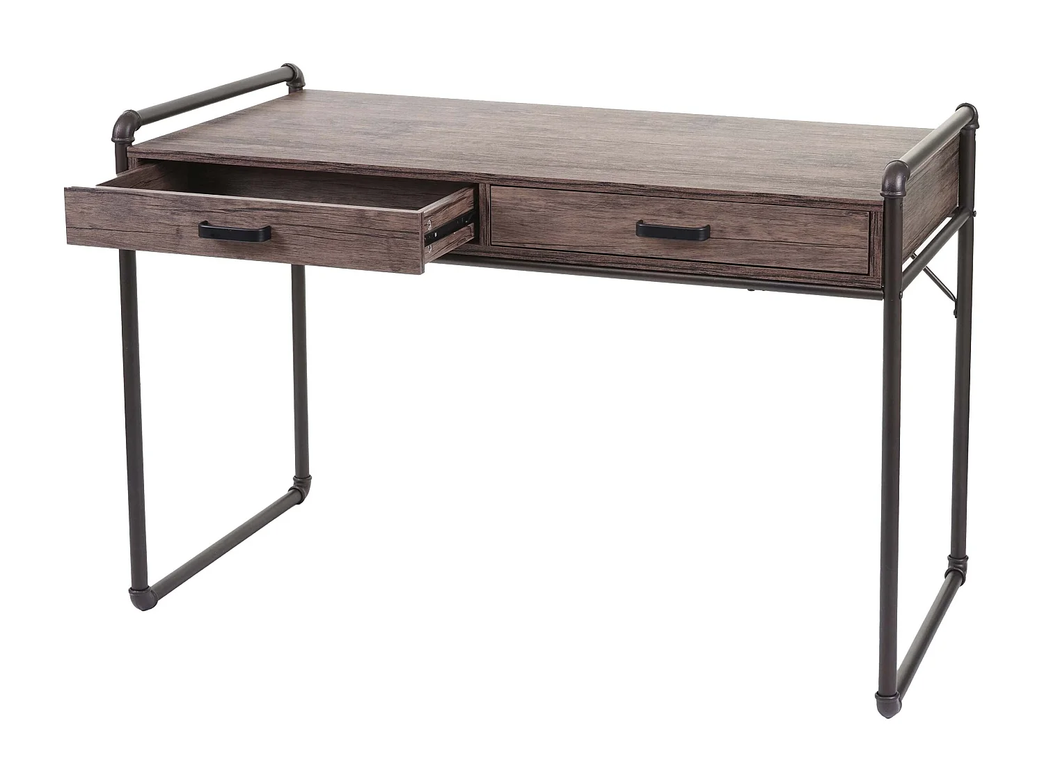 Bureau table d'ordinateur design beige 117 x 61 x 75 cm 04_0001445