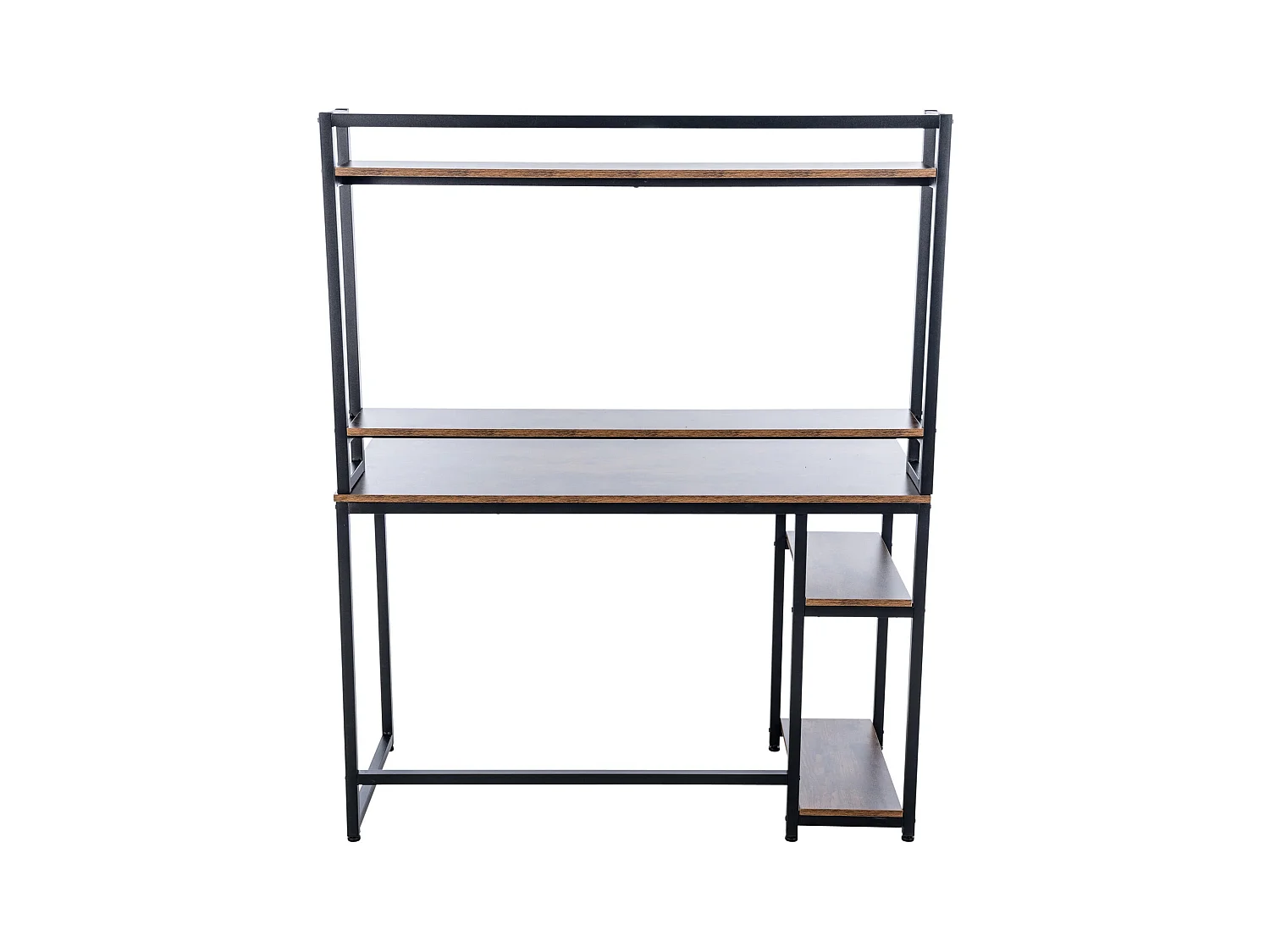 Bureau table d'ordinateur avec métal marron 120 x 50 x 150 cm 10_0005521