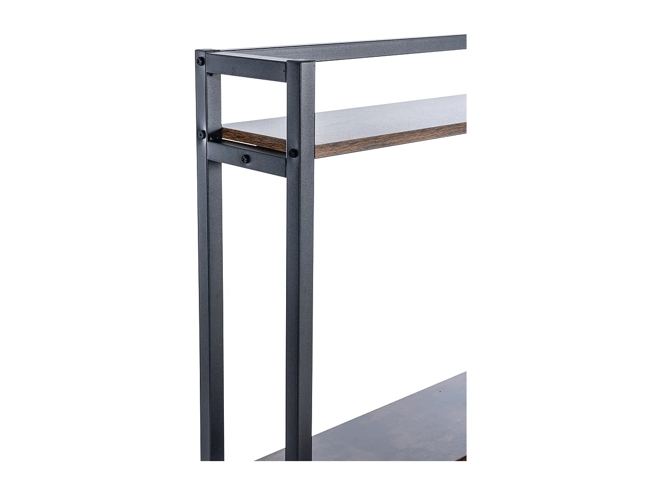 Bureau table d'ordinateur avec métal marron 120 x 50 x 150 cm 10_0005521