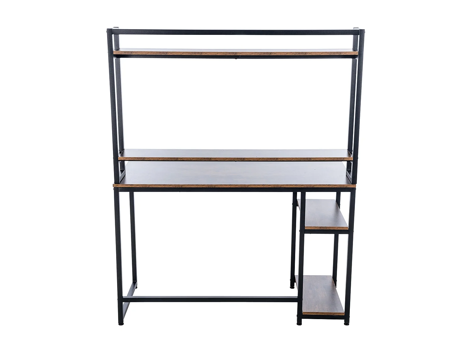 Bureau table d'ordinateur avec métal marron 120 x 50 x 150 cm 10_0005521