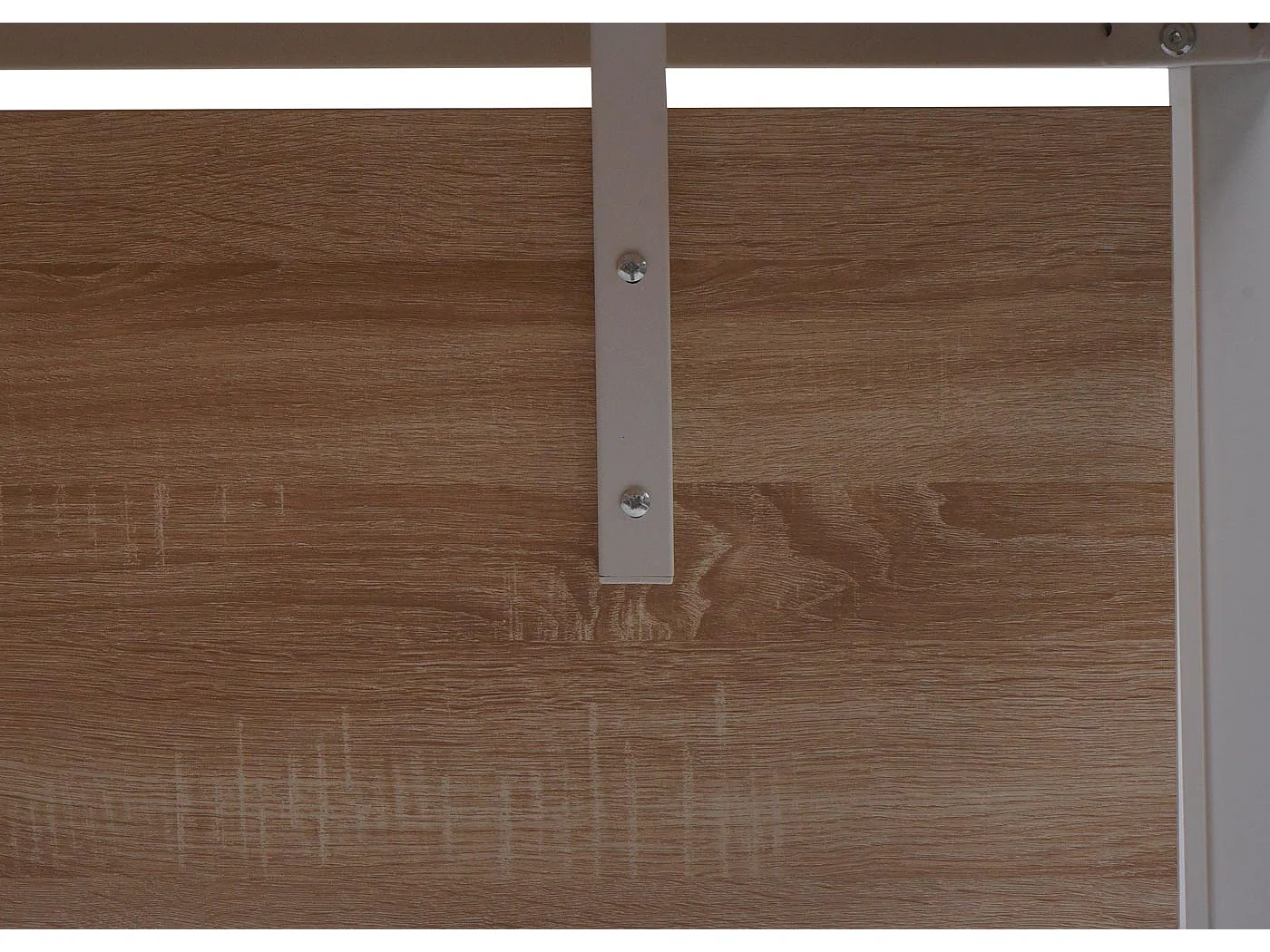 Bureau table d'ordinateur avec métal blanche 66 x 10 x 129 cm 04_0006050