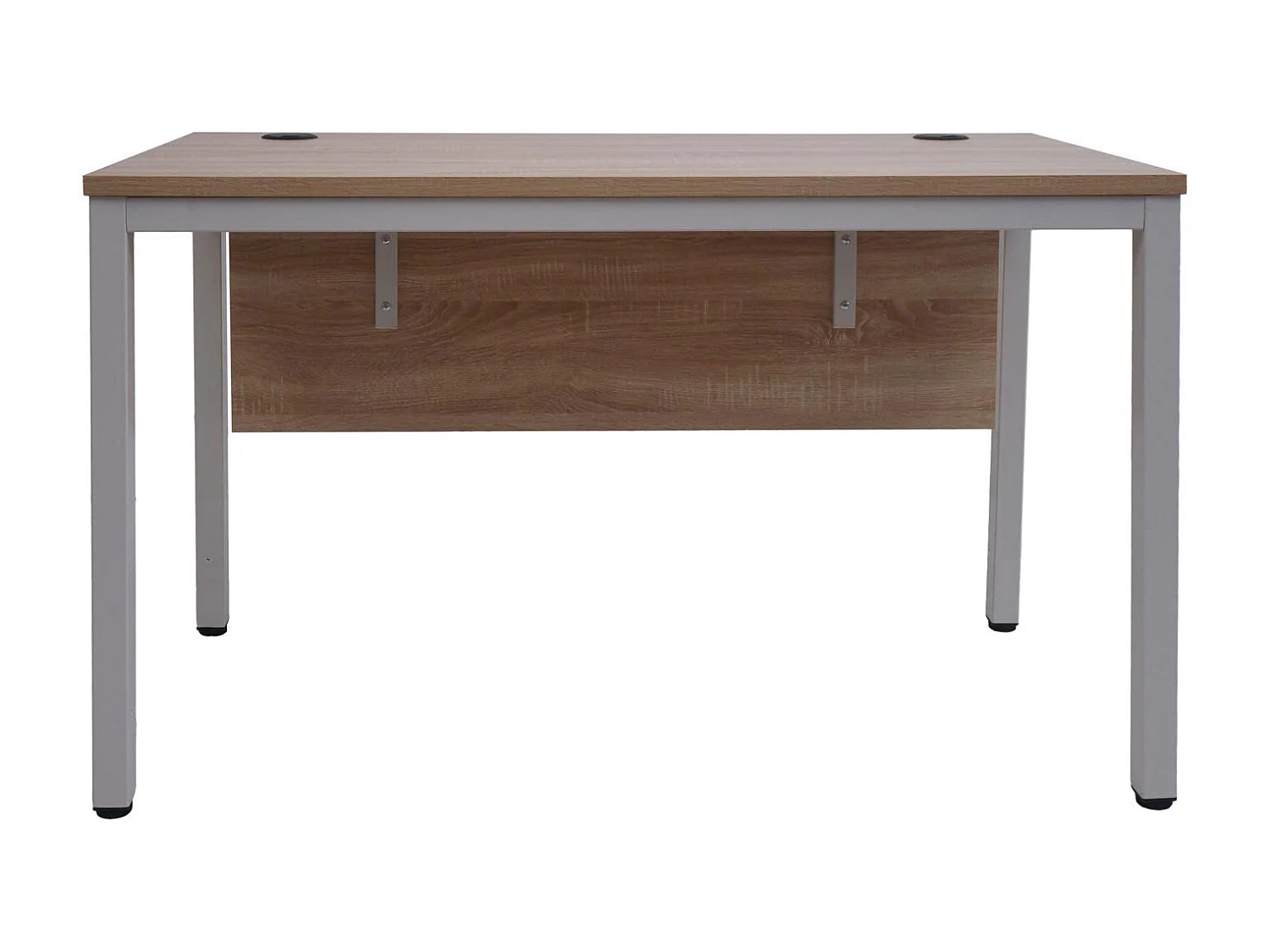 Bureau table d'ordinateur avec métal blanche 66 x 10 x 129 cm 04_0006050