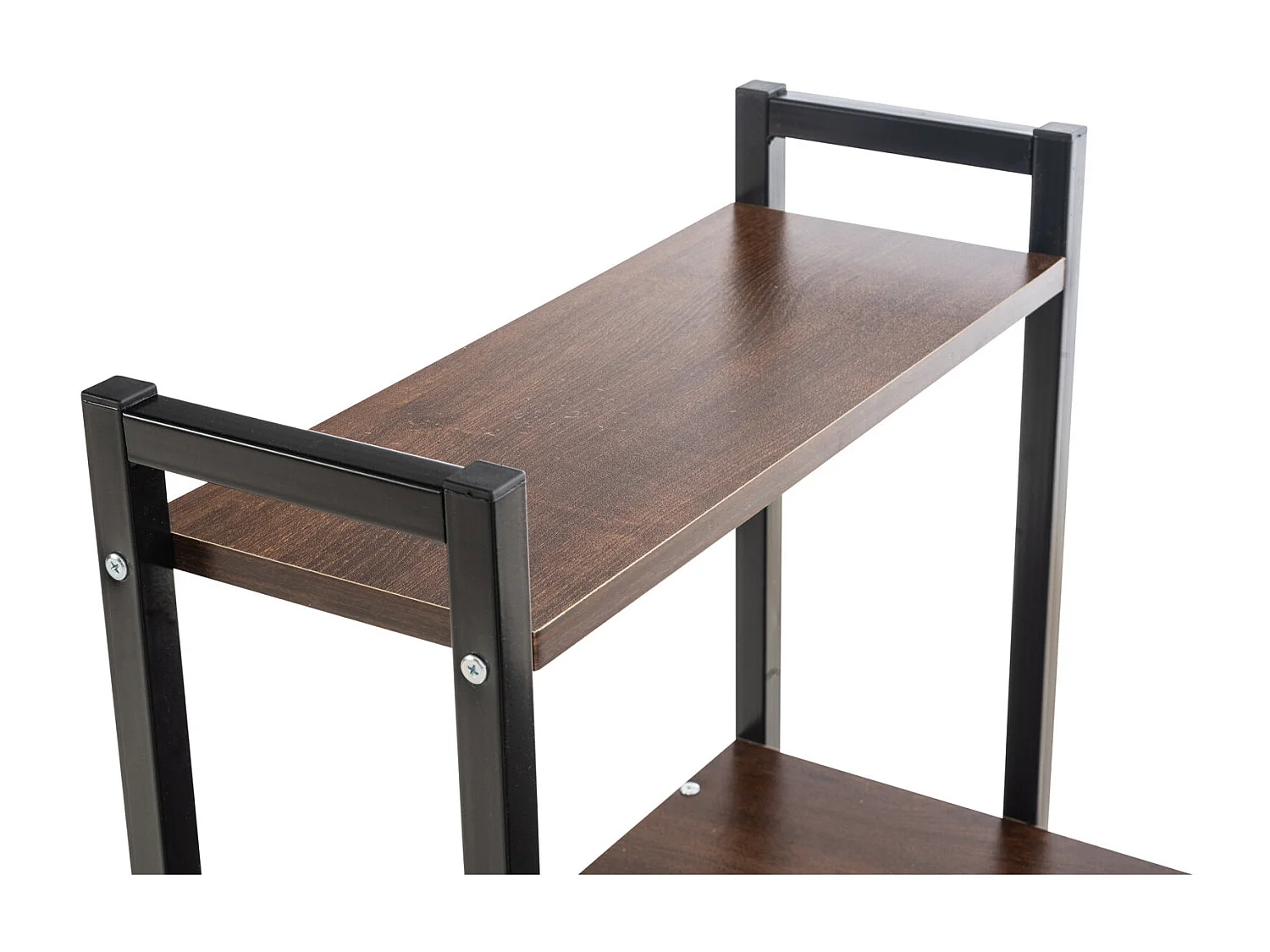 Bureau table de travail métal marron 120 x 44 x 111 cm 10_0003613