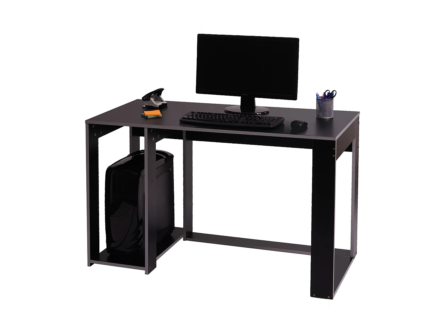 Bureau table de bureau effet bois grise 120 x 60 x 76 cm 04_0001453