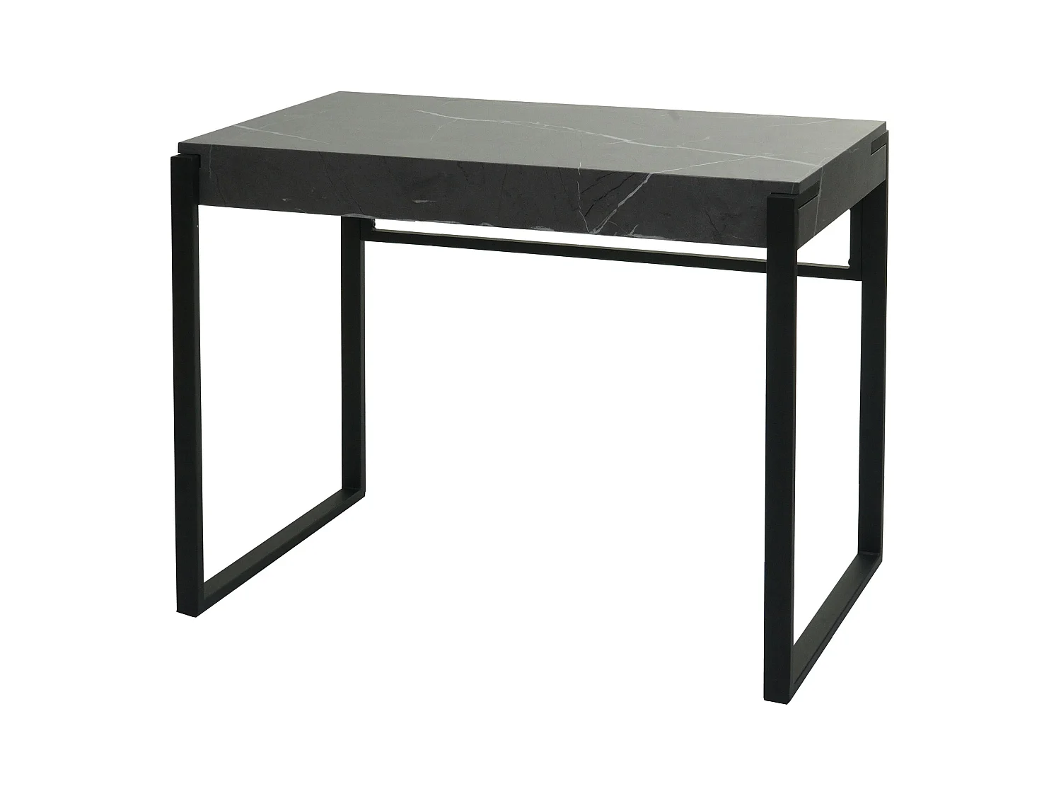 Bureau table d'ordinateur table effet bois grise 66 x 26 x 109 cm 04_0006064