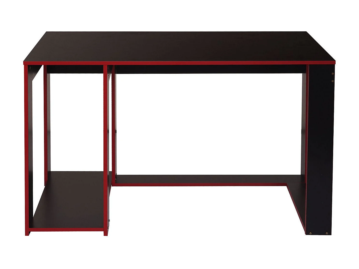 Bureau table de bureau effet bois noire 120 x 60 x 76 cm 04_0001454