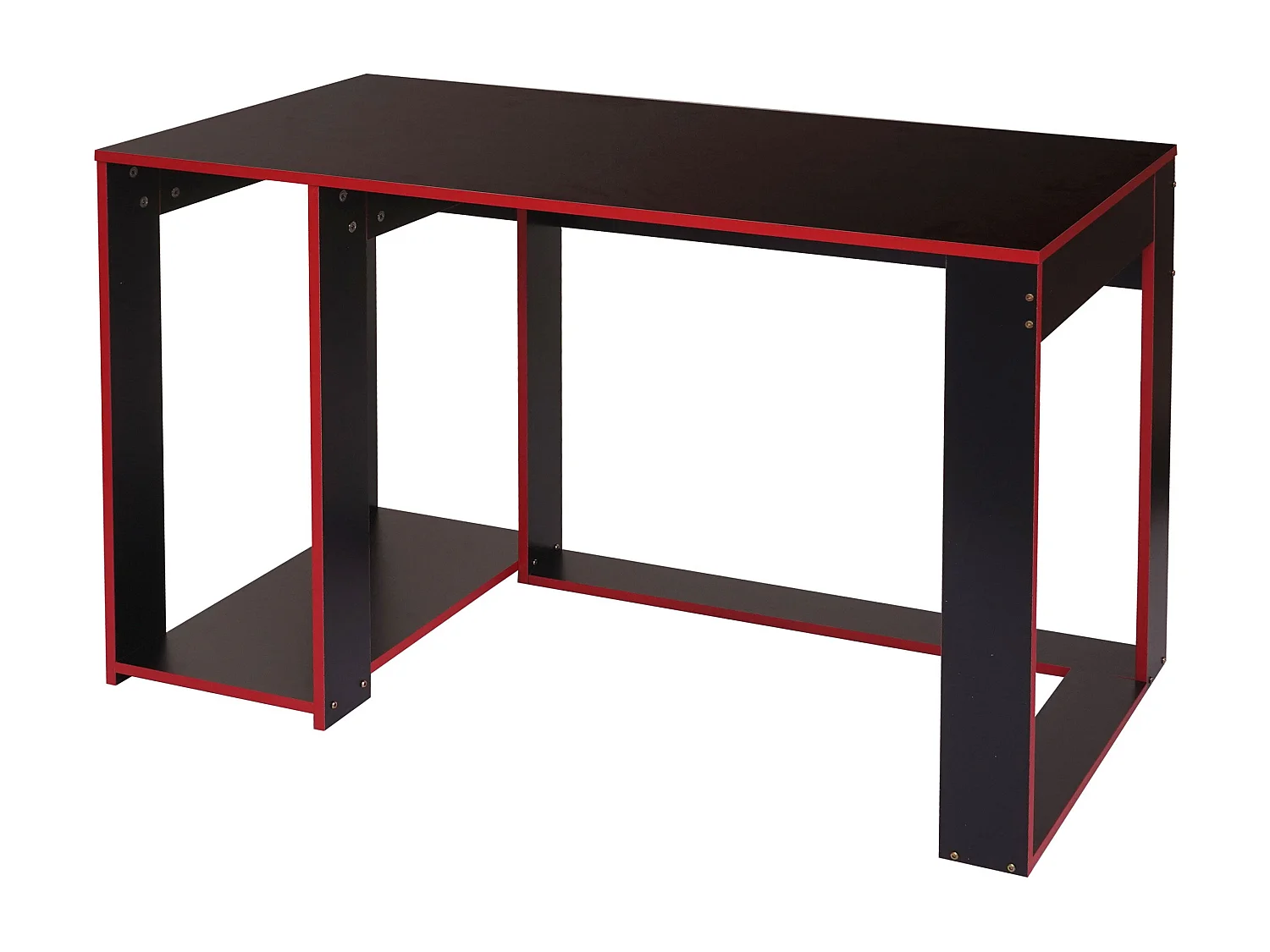 Bureau table de bureau effet bois noire 120 x 60 x 76 cm 04_0001454