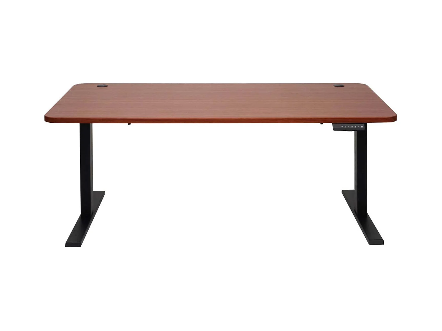 Bureau table d'ordinateur réglable noire 160 x 80 x 56 cm 04_0006044