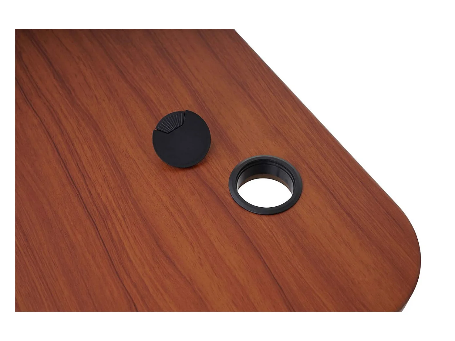 Bureau table d'ordinateur réglable noire 160 x 80 x 56 cm 04_0006044