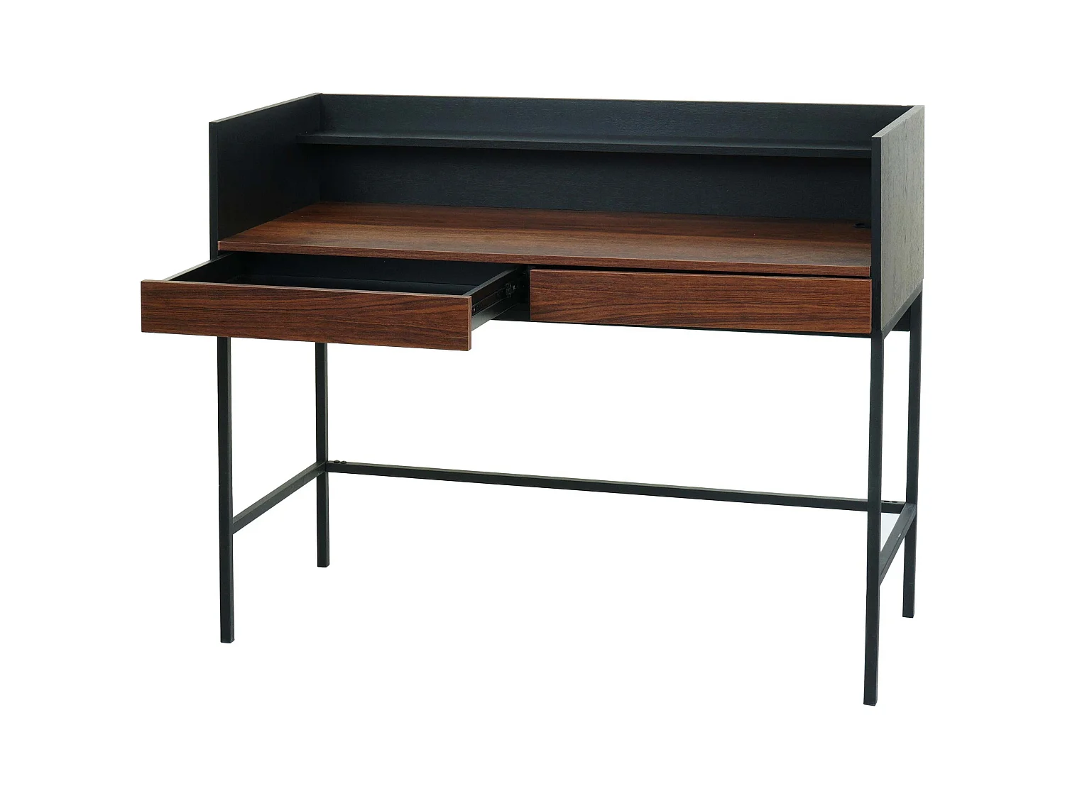 Bureau table d'ordinateur avec métal marron 120 x 50 x 99 cm 04_0006057