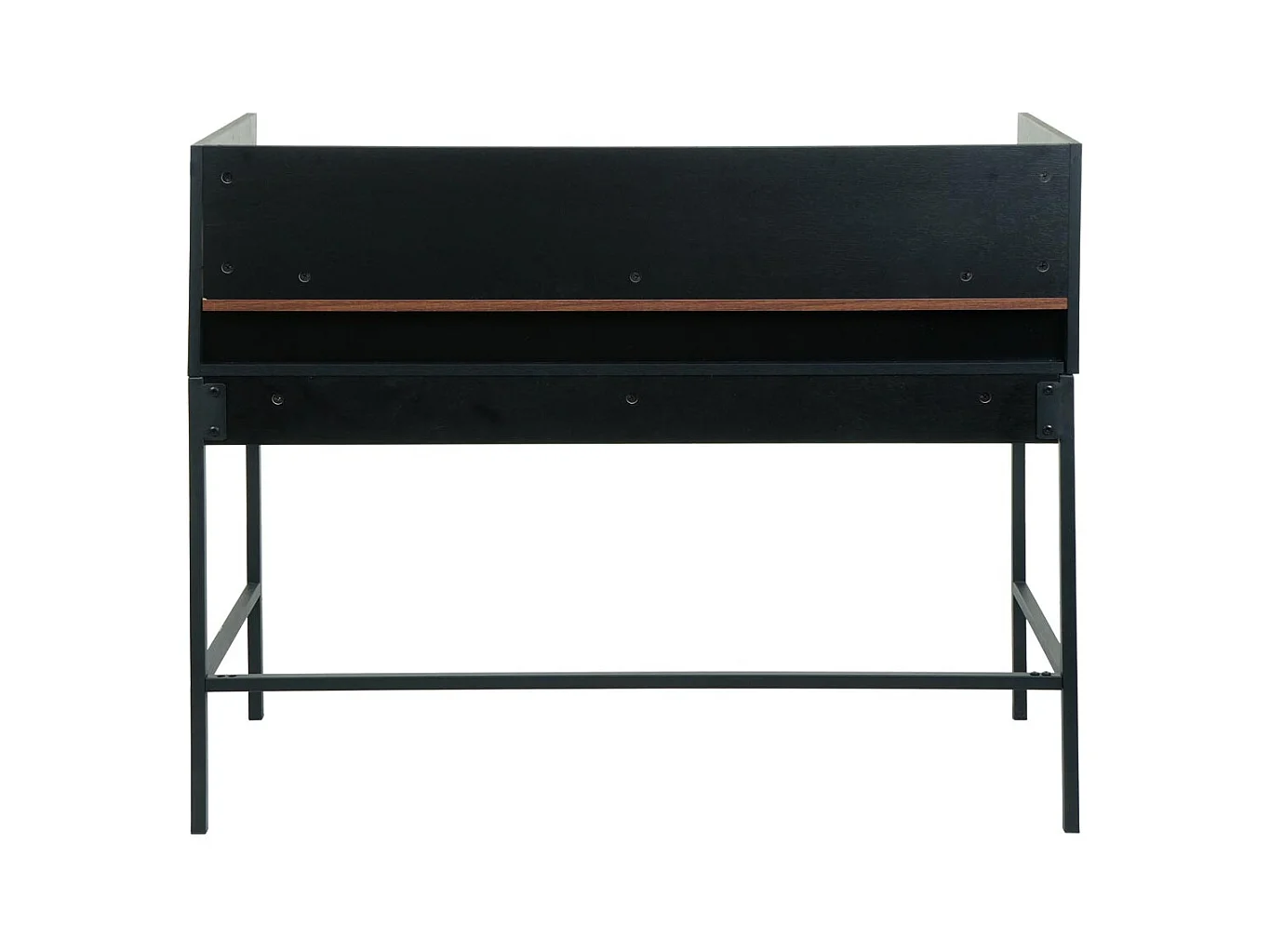 Bureau table d'ordinateur avec métal marron 120 x 50 x 99 cm 04_0006057