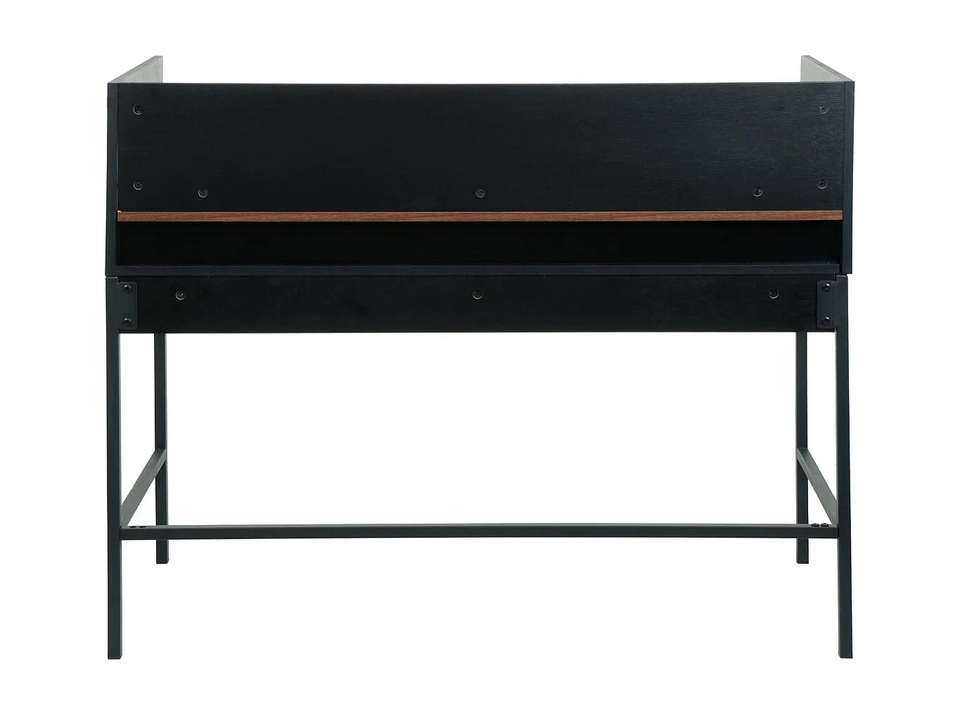 Bureau table d'ordinateur avec métal marron 120 x 50 x 99 cm 04_0006057