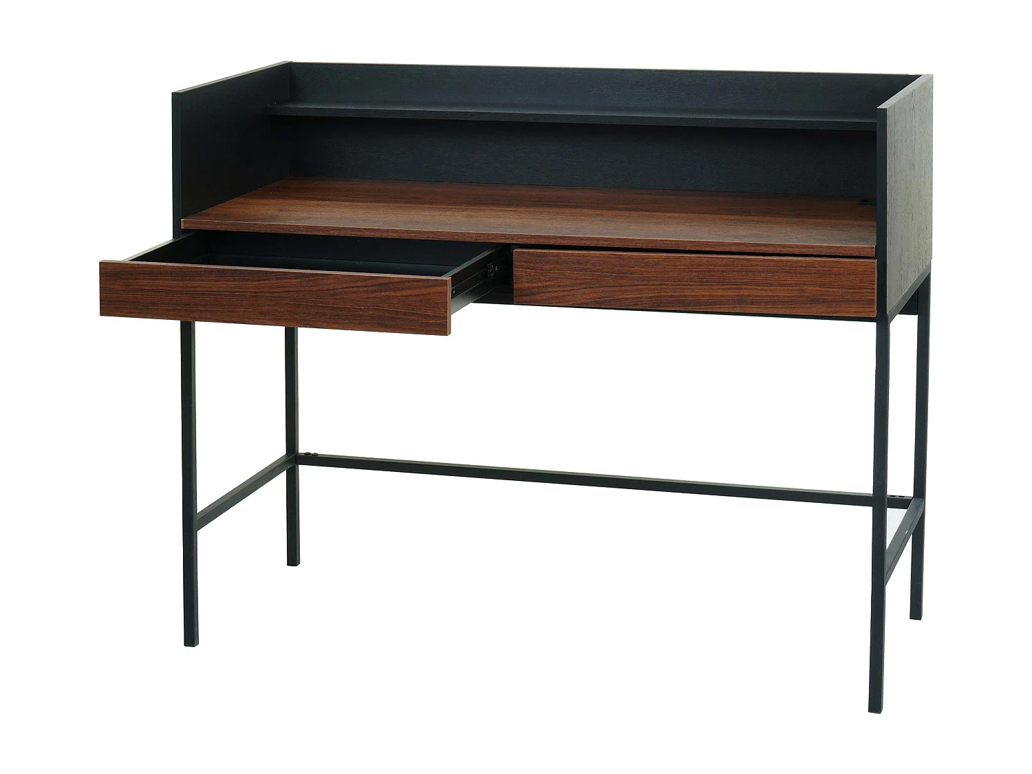 Bureau table d'ordinateur avec métal marron 120 x 50 x 99 cm 04_0006057
