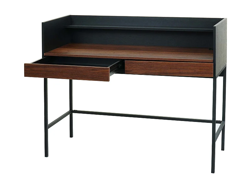Bureau table d'ordinateur avec métal marron 120 x 50 x 99 cm 04_0006057
