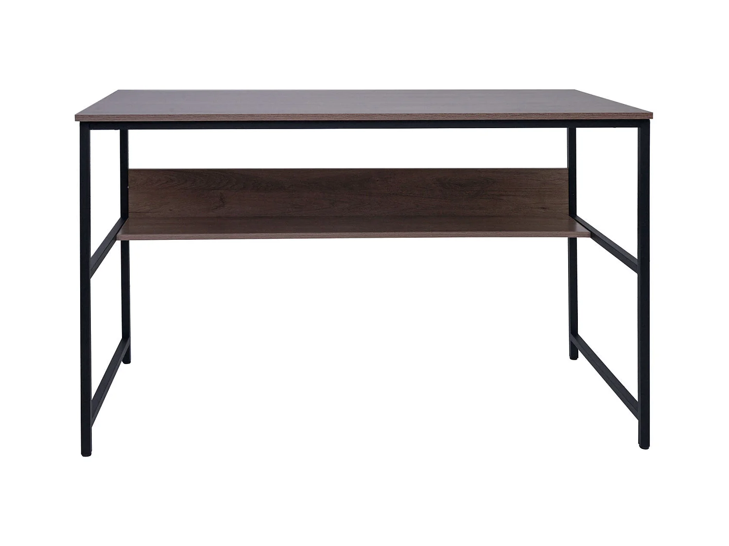 Bureau table d'ordinateur espace métal grise 66 x 14 x 125 cm 04_0006061