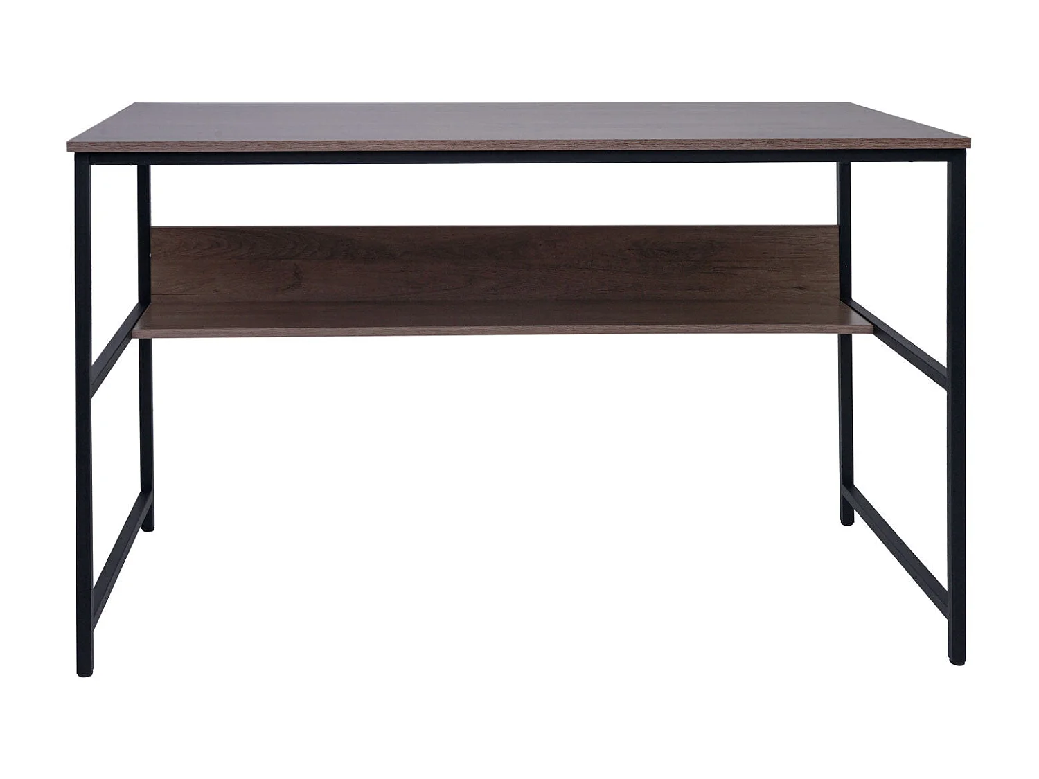 Bureau table d'ordinateur espace métal grise 66 x 14 x 125 cm 04_0006061