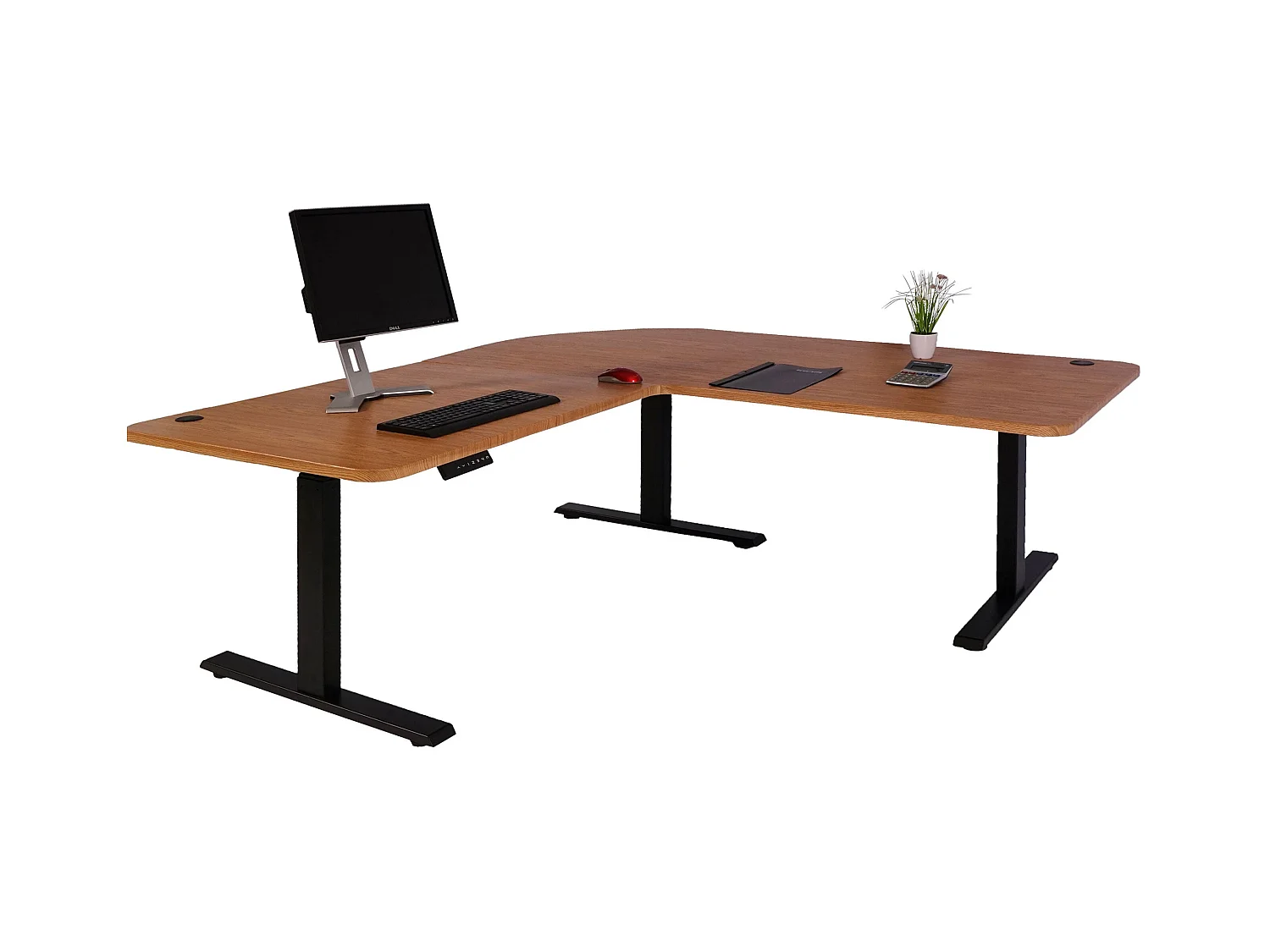 Bureau d'angle table d'ordinateur marron 177.5 x 58 x 56 cm 04_0006038